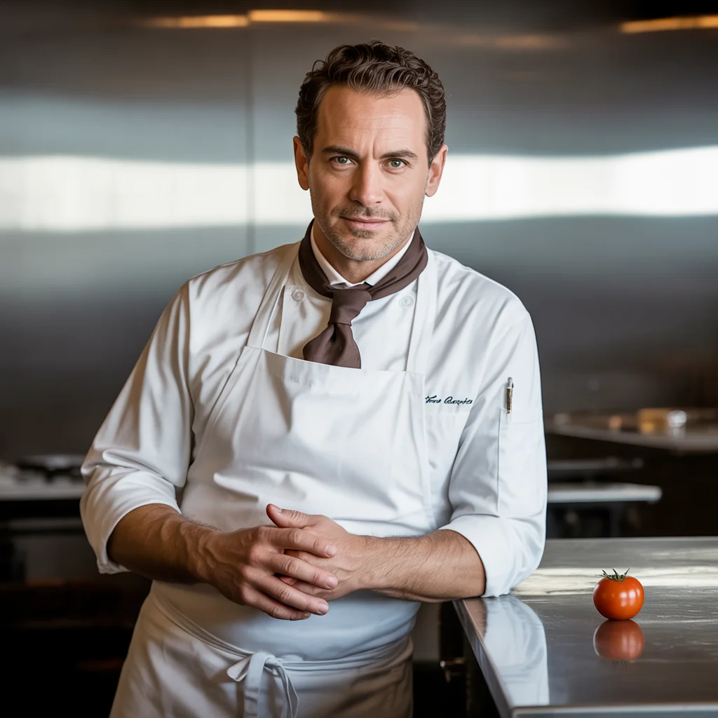 Grill chef portrait